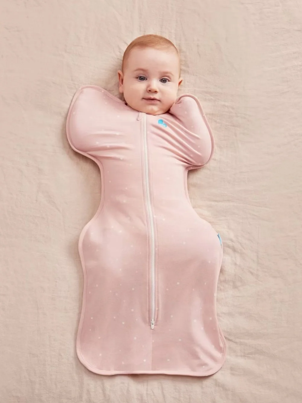 Love to Dream Baby Girl Swaddle Up Sleep Sack - Cotton 1.0 TOG Cap Sleeve Wrap